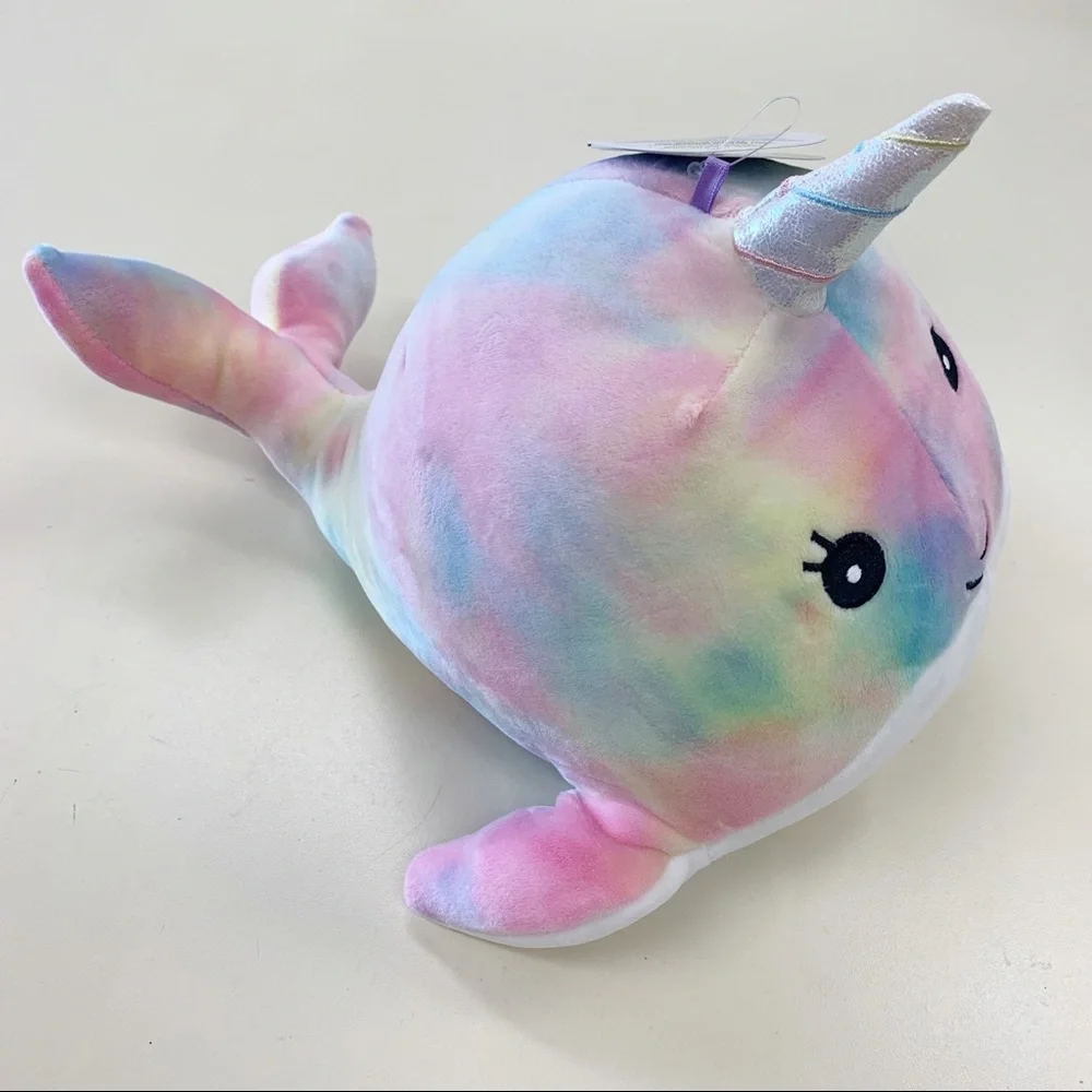 Squishmallows Natalie Narwhal KellyToy Plush 8” Stuffed Animal Toy‎ Collectible